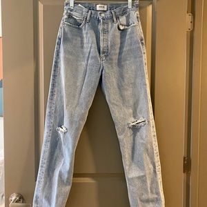 agolde 90’s jean in captured wash size 27